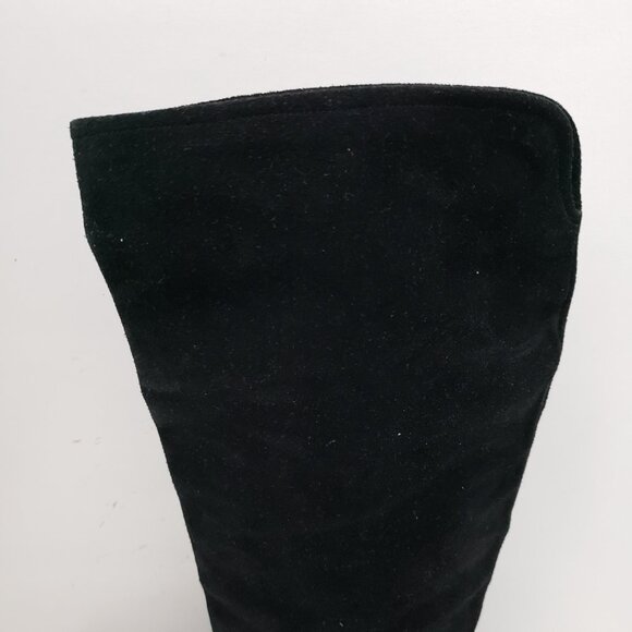 Charles Jourdan: Women's Black Suede Boot, Size 7B - Picture 11 of 15